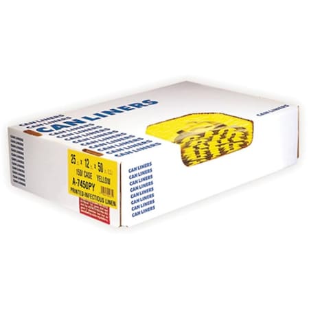 Heritage Bag 1.3 Mil Color-Coded Can LinerYellow HERA6043PY